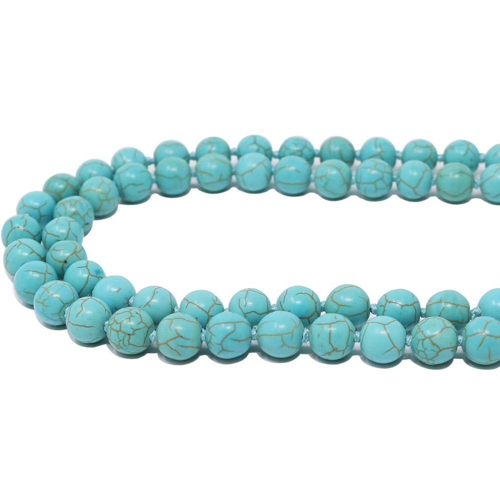 Turquoise Beaded Necklace - Picture 2 of 2